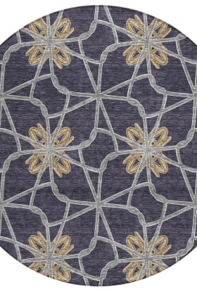 Addison Rugs Chantille Charcoal 8'0" x 8'0" Round