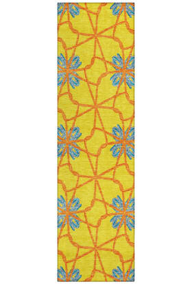 Addison Rugs Chantille Yellow 2'3" x 7'6" Runner