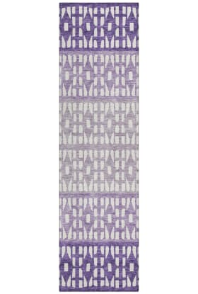 Addison Rugs Chantille Purple 2'3" x 7'6" Runner
