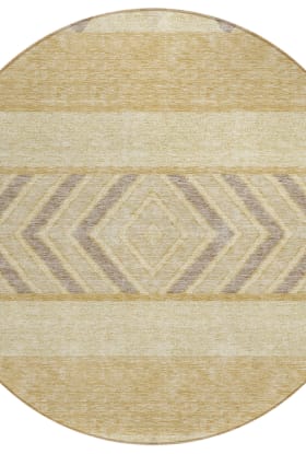 Addison Rugs Chantille Gold 8'0" x 8'0" Round