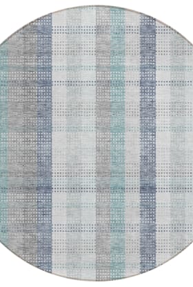Addison Rugs Chantille Silver 8'0" x 8'0" Round