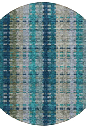 Addison Rugs Chantille Teal 8'0" x 8'0" Round