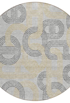 Addison Rugs Chantille Gray 8'0" x 8'0" Round