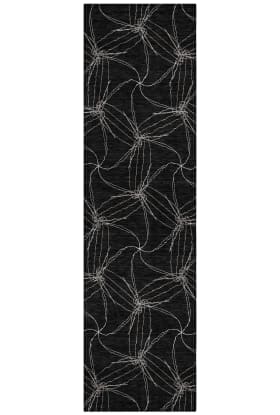 Addison Rugs Chantille Black 2'3" x 7'6" Runner