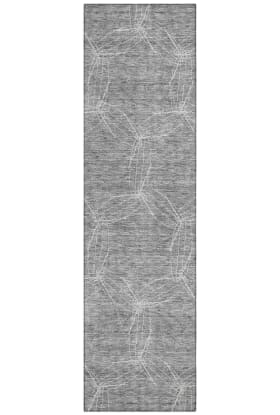 Addison Rugs Chantille Gray 2'3" x 7'6" Runner