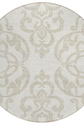 Addison Rugs Chantille Ivory 8'0" x 8'0" Round