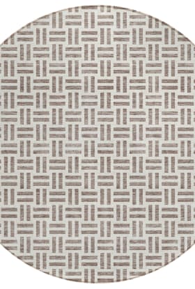 Addison Rugs Chantille Taupe 8'0" x 8'0" Round