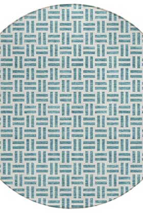Addison Rugs Chantille Teal 8'0" x 8'0" Round