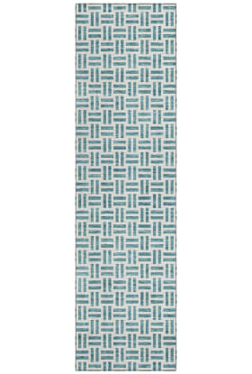Addison Rugs Chantille Teal 2'3" x 7'6" Runner
