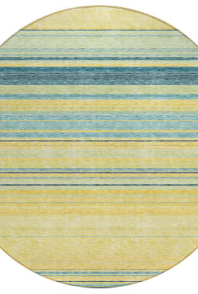 Addison Rugs Chantille Yellow 8'0" x 8'0" Round
