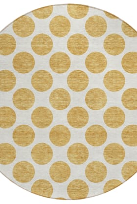 Addison Rugs Chantille Gold 8'0" x 8'0" Round