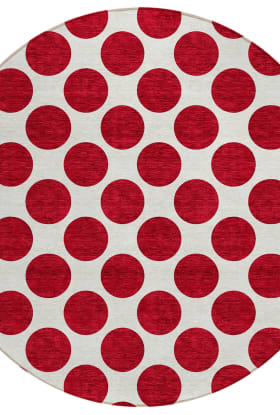 Addison Rugs Chantille Red 8'0" x 8'0" Round