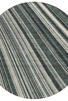 Addison Rugs Chantille Black 8'0" x 8'0" Round