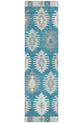 Addison Rugs Chantille Teal 2'3" x 7'6" Runner