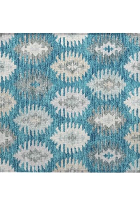 Addison Rugs Chantille Teal 1'8" x 2'6"