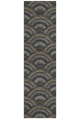 Addison Rugs Chantille Black 2'3" x 7'6" Runner