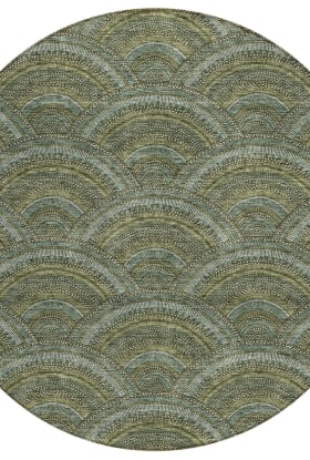 Addison Rugs Chantille Olive 8'0" x 8'0" Round