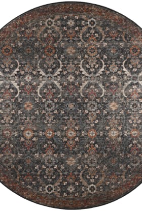Dalyn Rugs Jericho JC1 Charcoal 10'0" x 10'0" Round