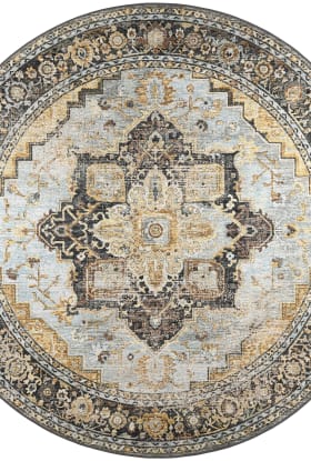 Dalyn Rugs Jericho JC2 Pewter 10'0" x 10'0" Round