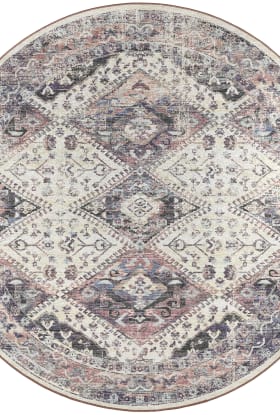 Dalyn Rugs Jericho JC9 Pearl 10'0" x 10'0" Round