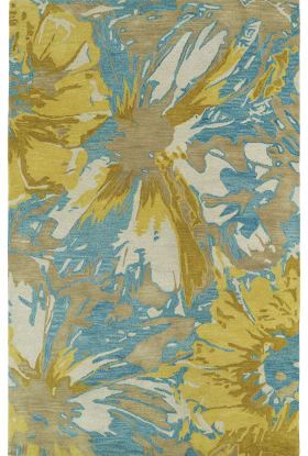Kaleen Brushstrokes Collection Gold