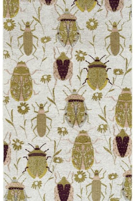 Kaleen Critter Comforts Collection Gold