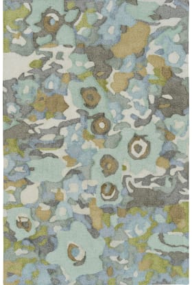 Kaleen Flora Fantasies Collection Seafoam