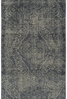 Kaleen Knotted Earth Collection Navy
