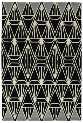 Kaleen Origami Collection Black