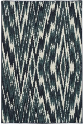 Kaleen Pianta Collection Teal