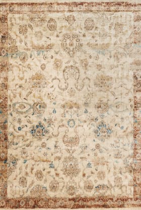 Loloi Anastasia AF-04 ANT. IVORY / RUST