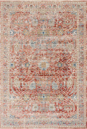 Loloi Claire CLE-01 RED / IVORY
