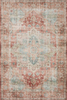 Loloi Heidi HEI-01 Terracotta / Aqua