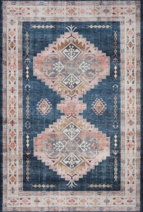 Loloi Heidi HEI-03 Denim / Blush