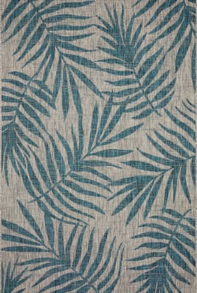 Loloi Isle IE-10 GREY / AQUA