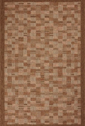 Loloi Merrick MER-04 Chestnut / Fiesta
