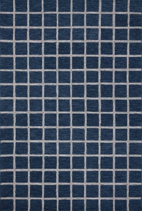 Chris Loves Julia X Loloi Polly POL-05 Navy / Silver