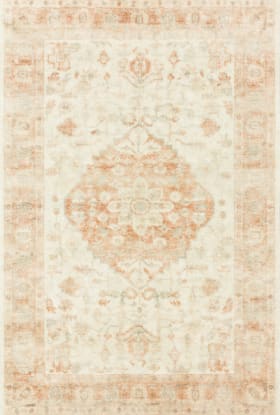 Loloi Rosette ROS-03 IVORY / TERRACOTTA