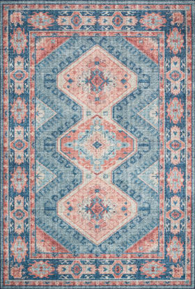 Loloi Skye SKY-03 TURQUOISE / TERRACOTTA