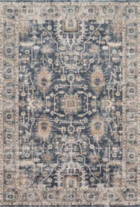 Loloi Teagan TEA-03 DENIM / PEBBLE