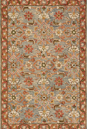 Loloi VICTORIA VK-10 SLATE / TERRACOTTA