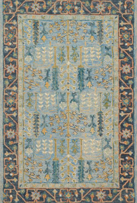 Loloi VICTORIA VK-12 LT BLUE / DK BLUE