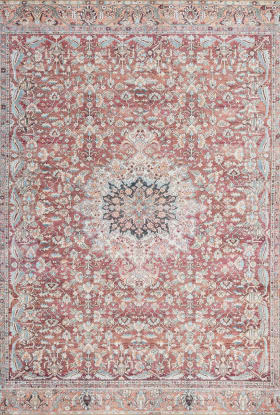 Loloi Wynter WYN-05 Tomato / Teal