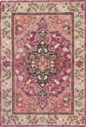Loloi Zharah ZR-05 RASPBERRY / TAUPE