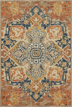 Loloi Zharah ZR-10 RUST / BLUE