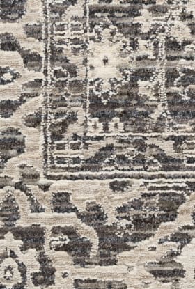 Nourison Home Shadows Charcoal Ivory