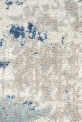Nourison Home QUARRY Ivory Grey Blue 5' x 8' Oval