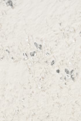 Nourison Home Cozy Shimmer Ivory Silver