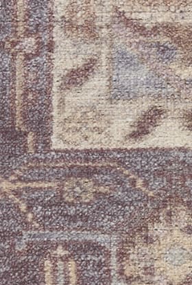 Nourison Home Vintage Washables Ivory Purple