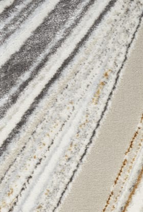 Nourison Home Glitz Grey Gold